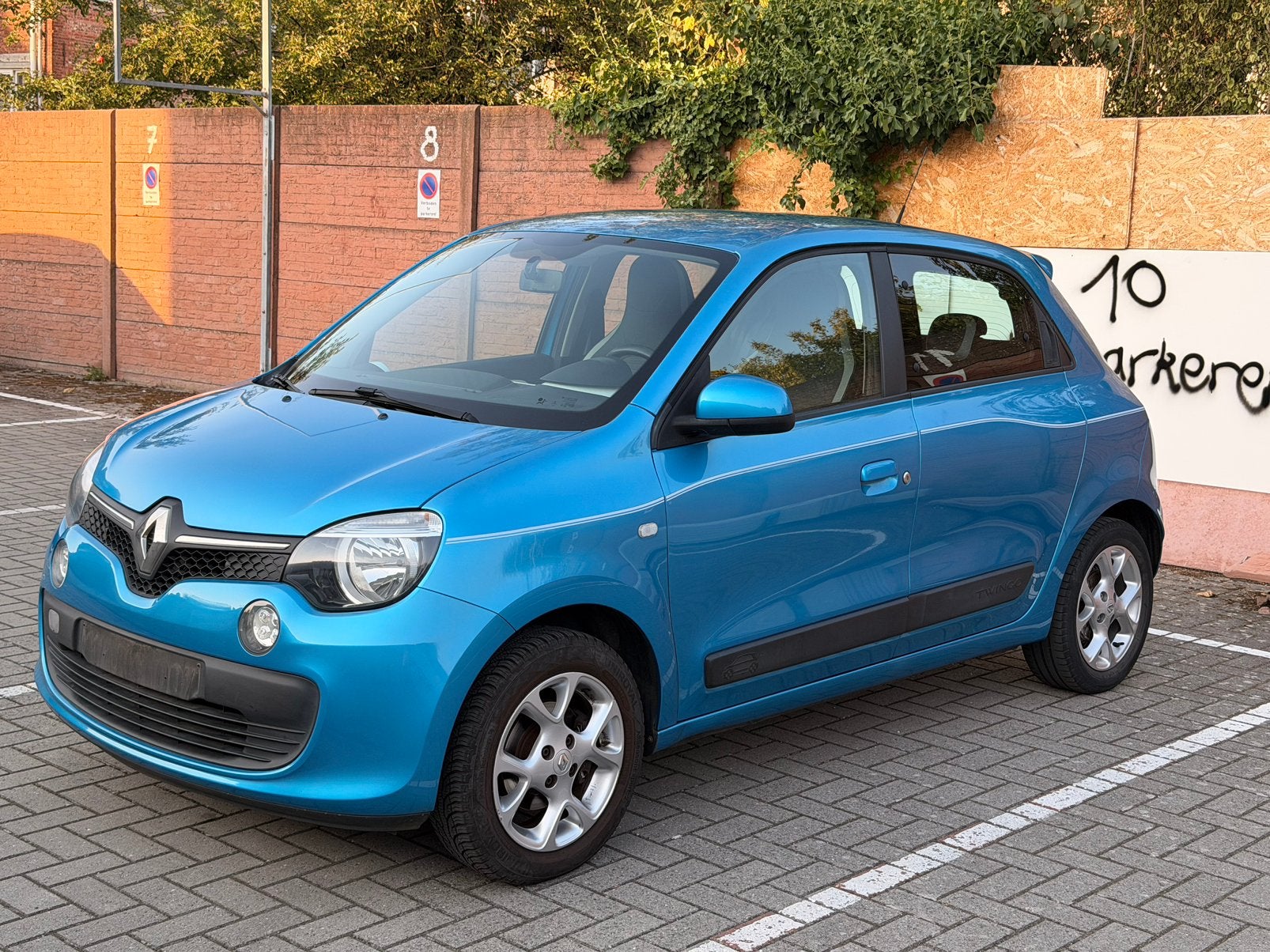 Renault Twingo 1.0 Benzine – 1Eigenaar – Airco–2015–92.000km, Auto's, Dealer onderhouden, Blauw, 5 deurs, Particulier