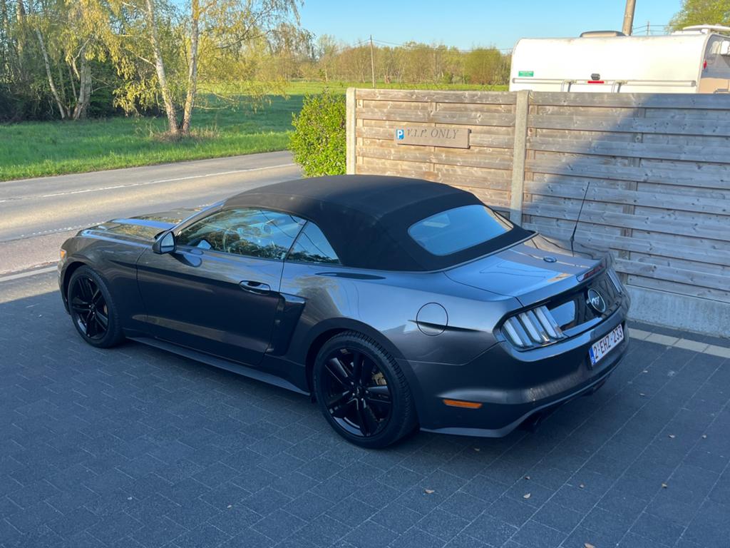 Ford mustang cabriolet 2.3 317pk automaat, Auto's, Automaat, Euro 6, 4 cilinders, Cabriolet