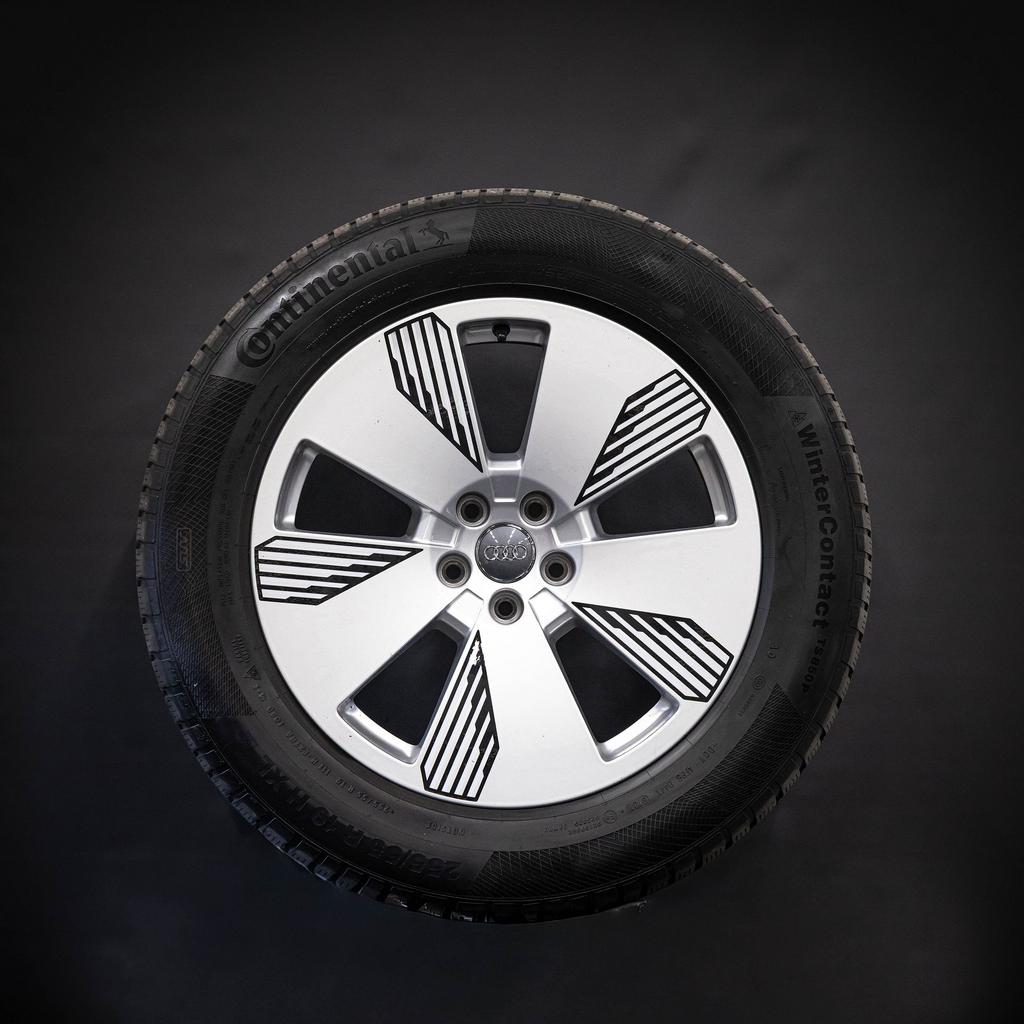19 inch velgen Audi Q8 E tron  winterbanden 255/55/19  origi, Auto-onderdelen, Banden en Velgen, 19 inch, Gebruikt, 255 mm, -