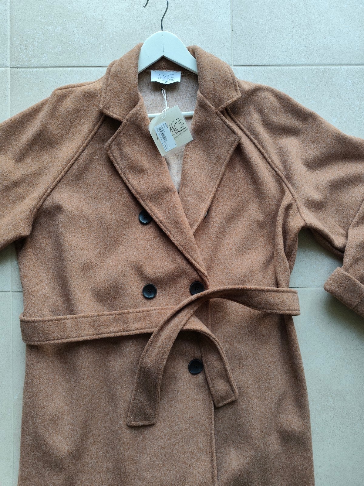 jas dames maat L/XL nieuw, Amicu, Bruin, Maat 42/44 (L), Nieuw
