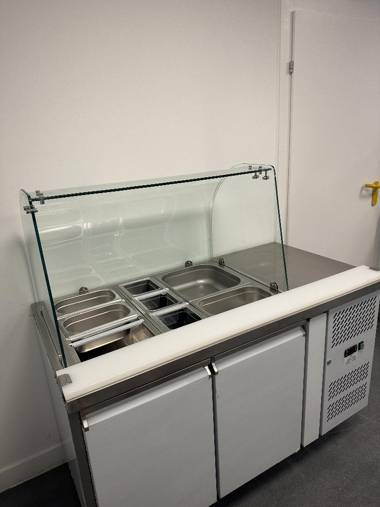 Pizza werkbank met saladette – Horeca – Firscool GN2100TN, Ophalen of Verzenden, Nieuw in verpakking, Koelen en Vriezen