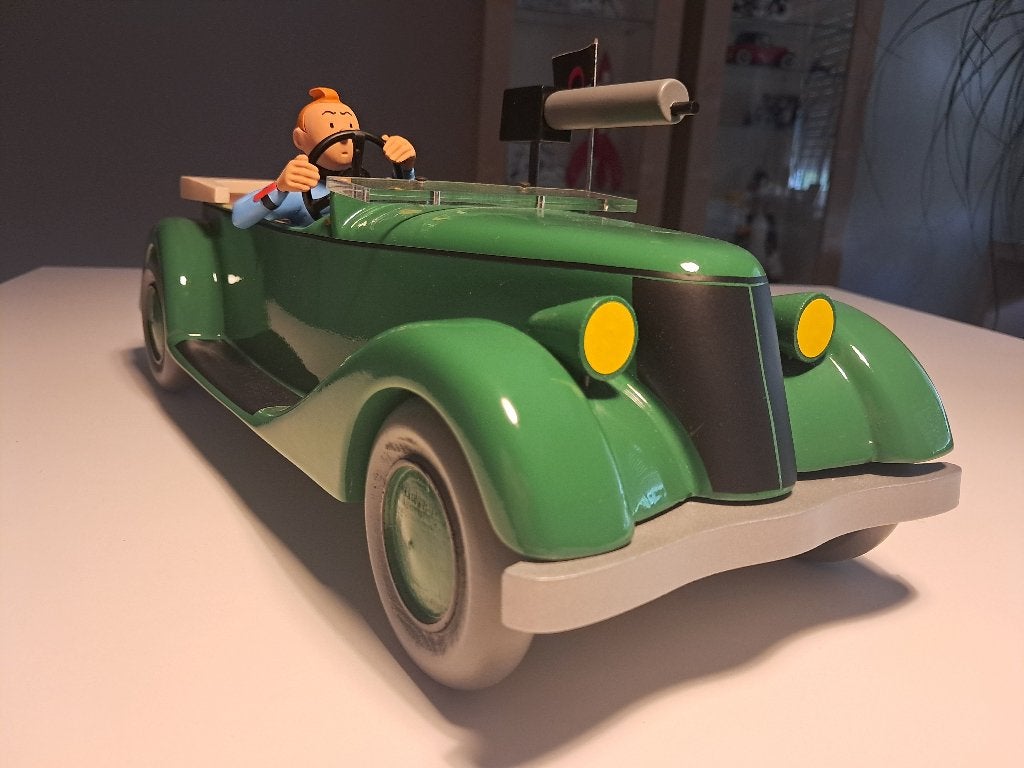 KUIFJE auto Aroutcheff Packard 2de versie, Verzamelen, Ophalen of Verzenden, Kuifje, Zo goed als nieuw, Beeldje of Figuurtje