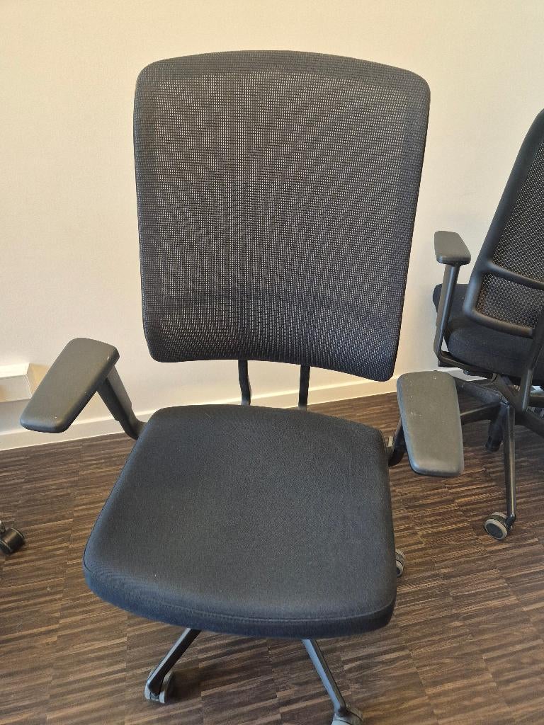 Vitra bureaustoel mesh ergonomisch zwart, Enlèvement, Utilisé, Chaise de bureau, Ergonomique