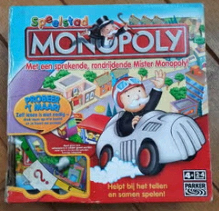 Gezelschapsspel : Speelstad Monopoly / mijn eeerste monopoly, Ophalen of Verzenden