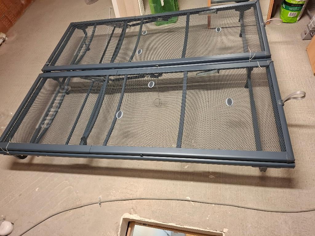 Auping handvestelbare bedbodems, Huis en Inrichting, Ophalen, 90 cm, Tweepersoons, Metaal