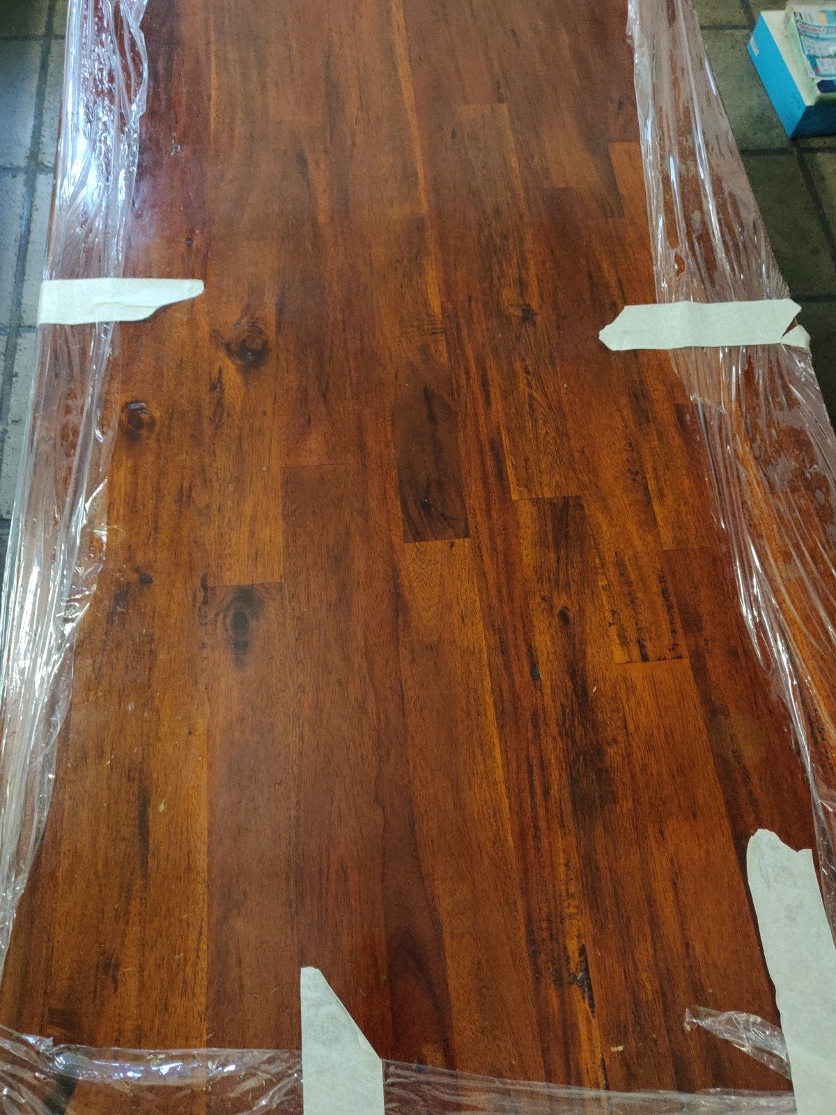 salontafel massief hout, Huis en Inrichting, Ophalen, Gebruikt, 100 tot 150 cm, 50 tot 100 cm