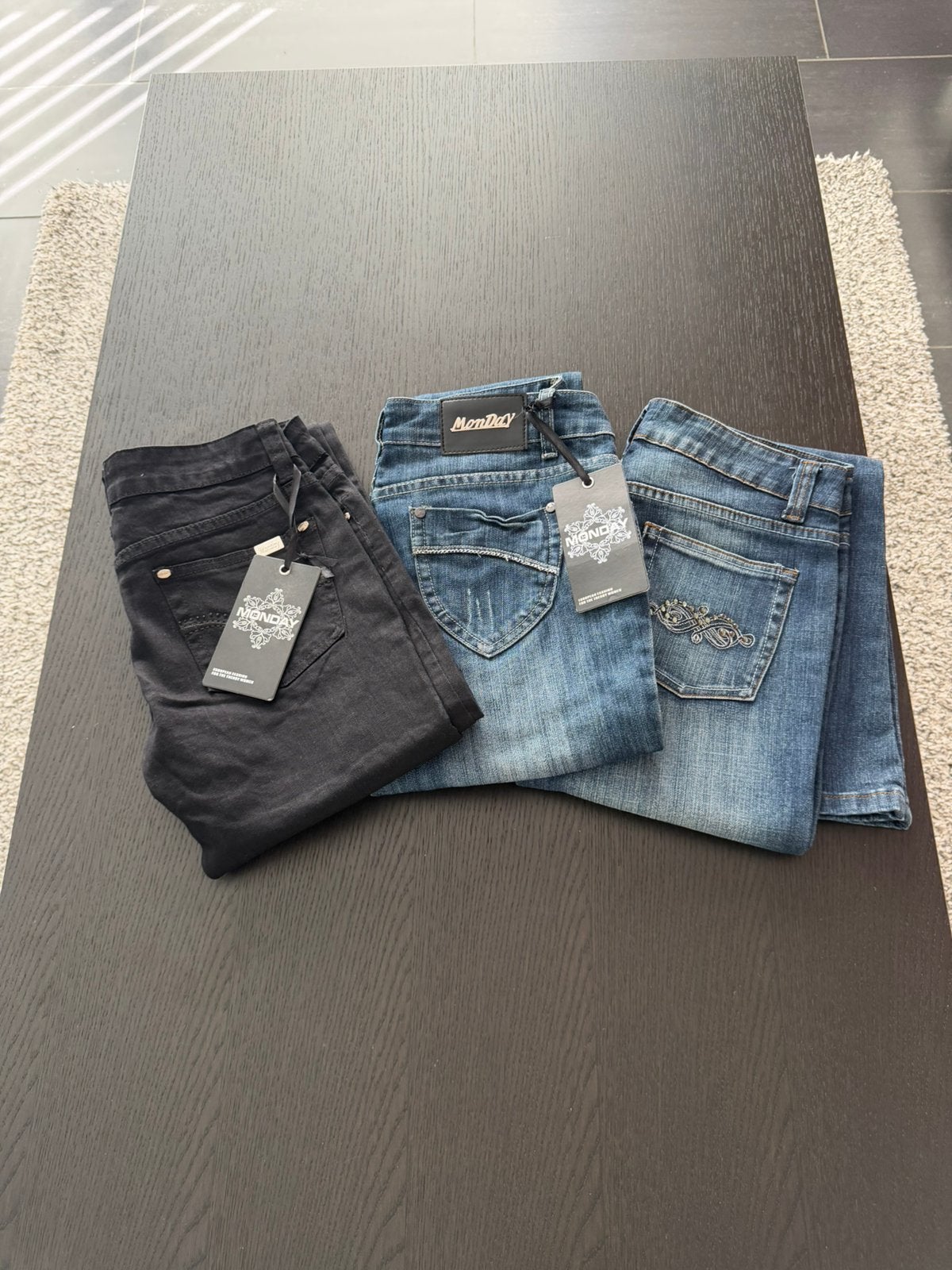3x damesjeans maat 38 - nieuw, low waist Y2K stijl, Kleding | Dames, Ophalen of Verzenden, Nieuw