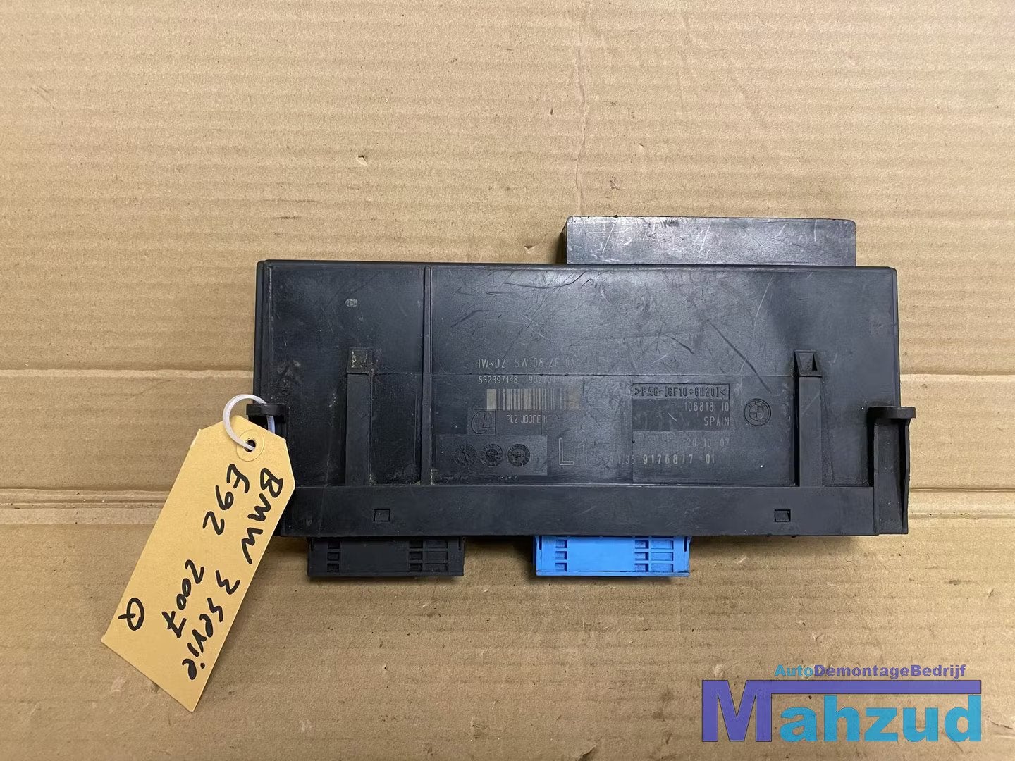 BMW 1 SERIE E87 E81 BCM Module 917687701 6135917687701, Petuelring 130
80788  Munich, DE, Info@bmw.de, Utilisé, BMW