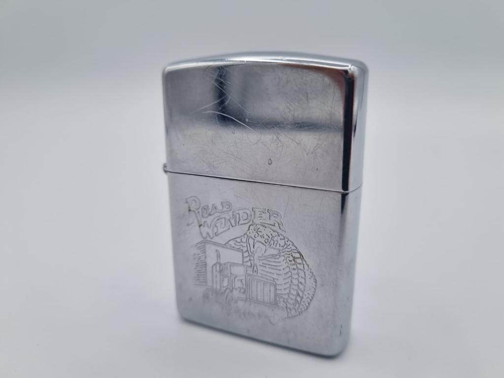 Briquet Zippo Road Winder 1992, Collections, Envoi, Utilisé, Briquet