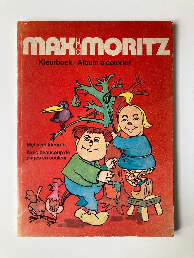 Max und Moritz kleurboek album à colorier, Boeken, Ophalen