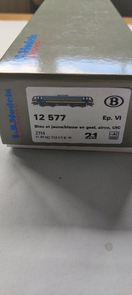 LS models NMBS hle 2114 AC Digitaal, Hobby en Vrije tijd, Modeltreinen | H0, Overige merken, Wisselstroom, Locomotief, Ophalen of Verzenden