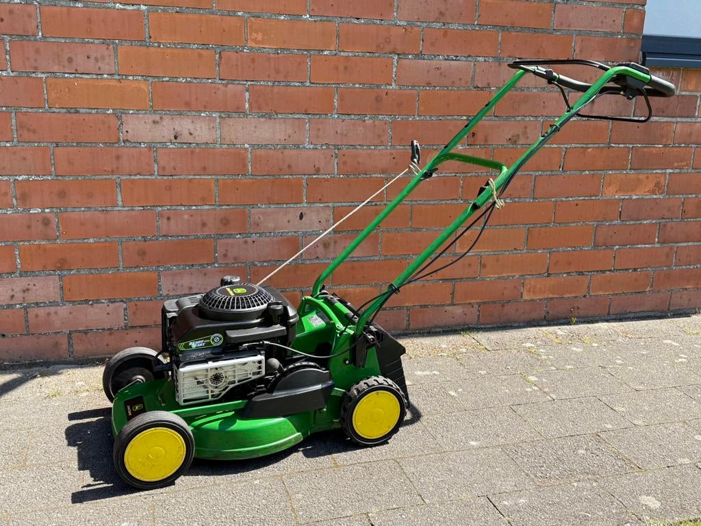 John deere grasmaaier 43cm, Ophalen, Cirkelmaaier, Opvangbak, Zo goed als nieuw