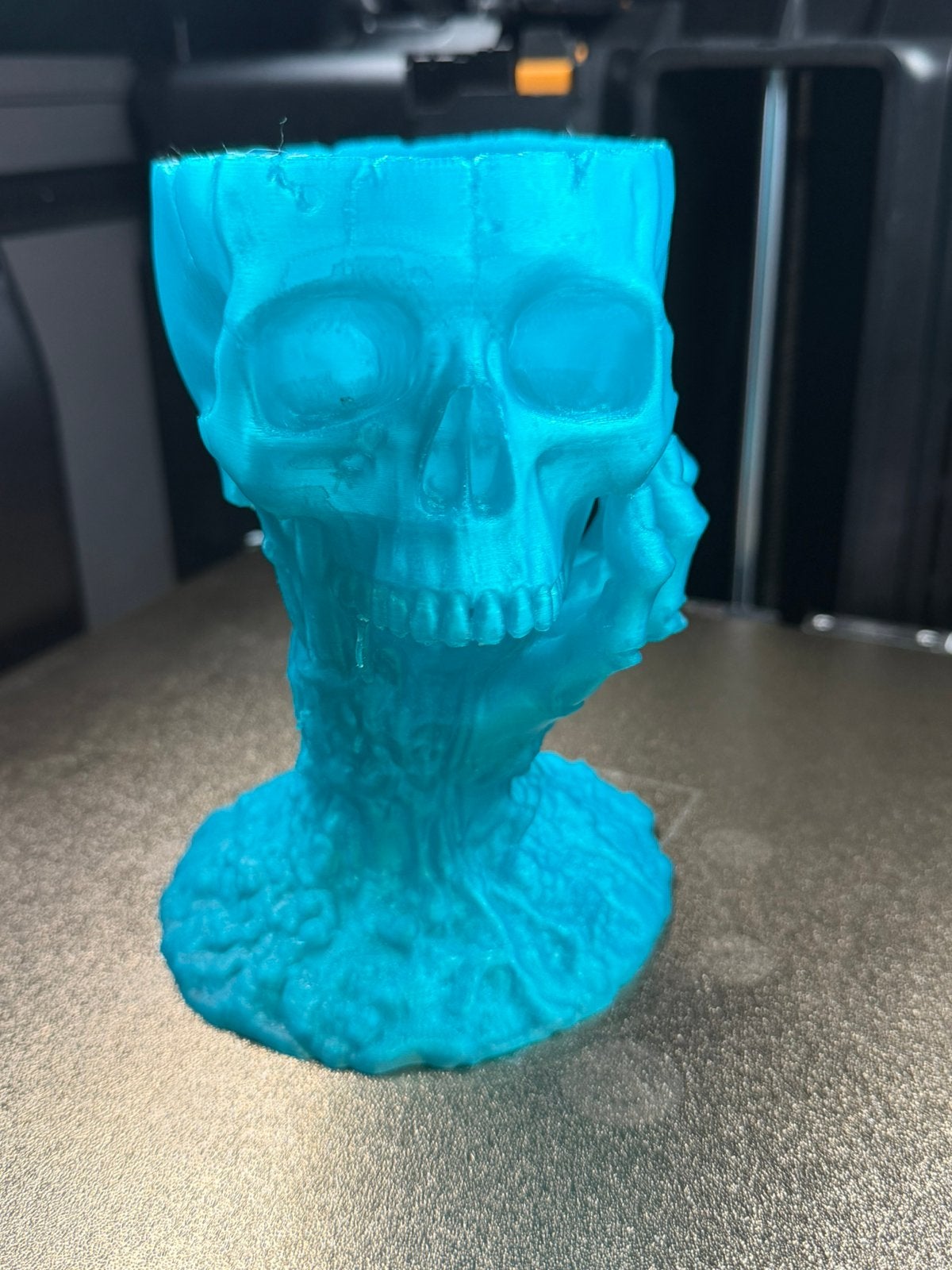 Halloween skull plantner, Ophalen of Verzenden, Zo goed als nieuw