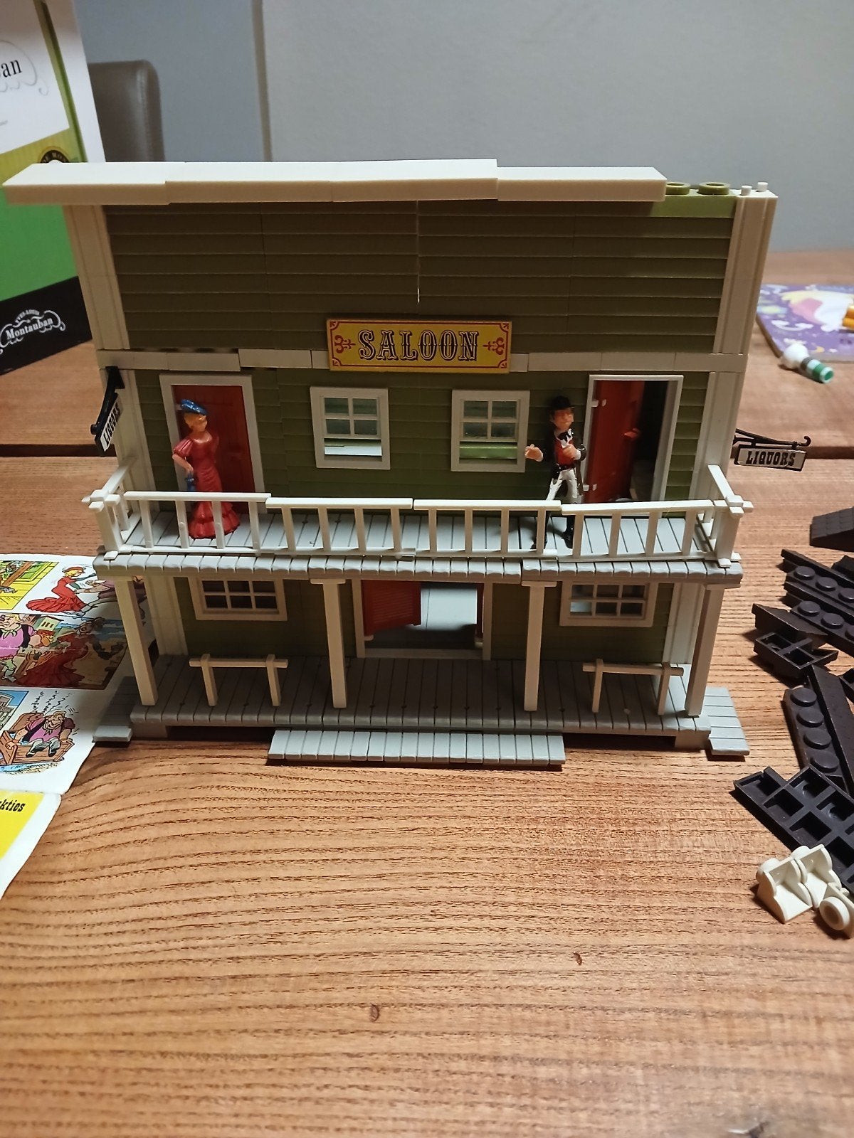 Jaren 70 Exin West Saloon - Met poppetjes en handleiding, Ophalen of Verzenden