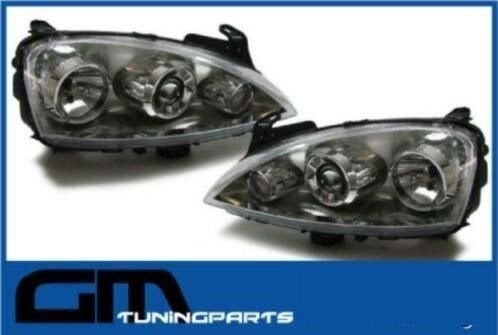 # Xenon look koplampen opel corsa c # MET STELMOTOR, Neuf, -, Opel, -