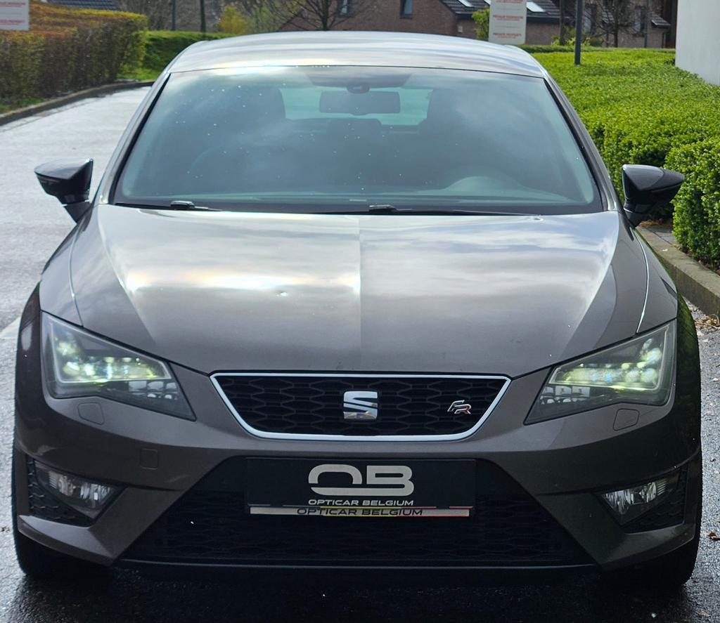 *** Seat Leon - FR - 1.6 Tdi - Top - Carpass ***, Auto's, Euro 5, Stof, Zwart, Leon