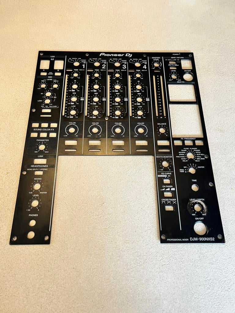Recup faceplate Pioneer DJM 900 Nexus 2, Muziek en Instrumenten, Mengpanelen, Gebruikt, Minder dan 5 kanalen, Microfooningang