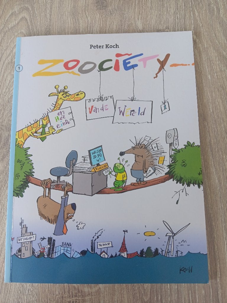 strip Zoociety, Boeken, Ophalen, Eén stripboek, Peter koch, Zo goed als nieuw