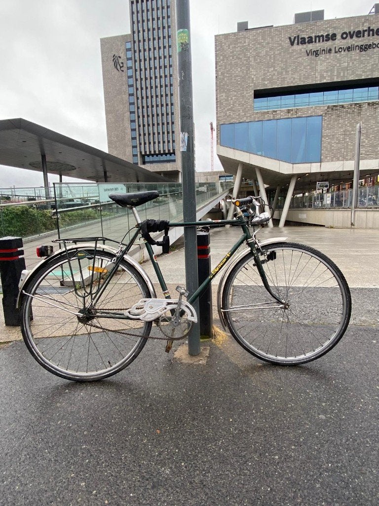 Retro stadsfiets / herenfiets - 3 versnellingen, Ophalen, Velgrem
