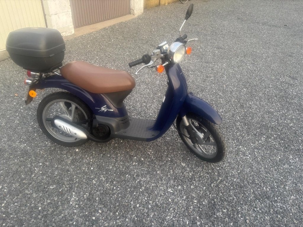 Honda Sky B-klasse, Fietsen en Brommers, Brommers | Honda, Ophalen, 49 cc, Klasse B (45 km/u), Zo goed als nieuw