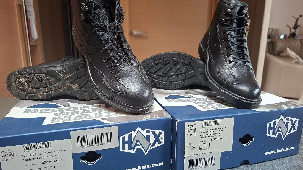 HAIX - bottines, Kleding | Heren, Schoenen, Overige typen, Ophalen of Verzenden, Zo goed als nieuw, Zwart