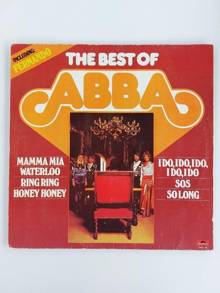 Abba - The Best of Abba, Cd's en Dvd's, Vinyl | Pop, Gebruikt, Pop, LP, Complilatie, Inclusief binnenhoes, Originele persing, 12 inch