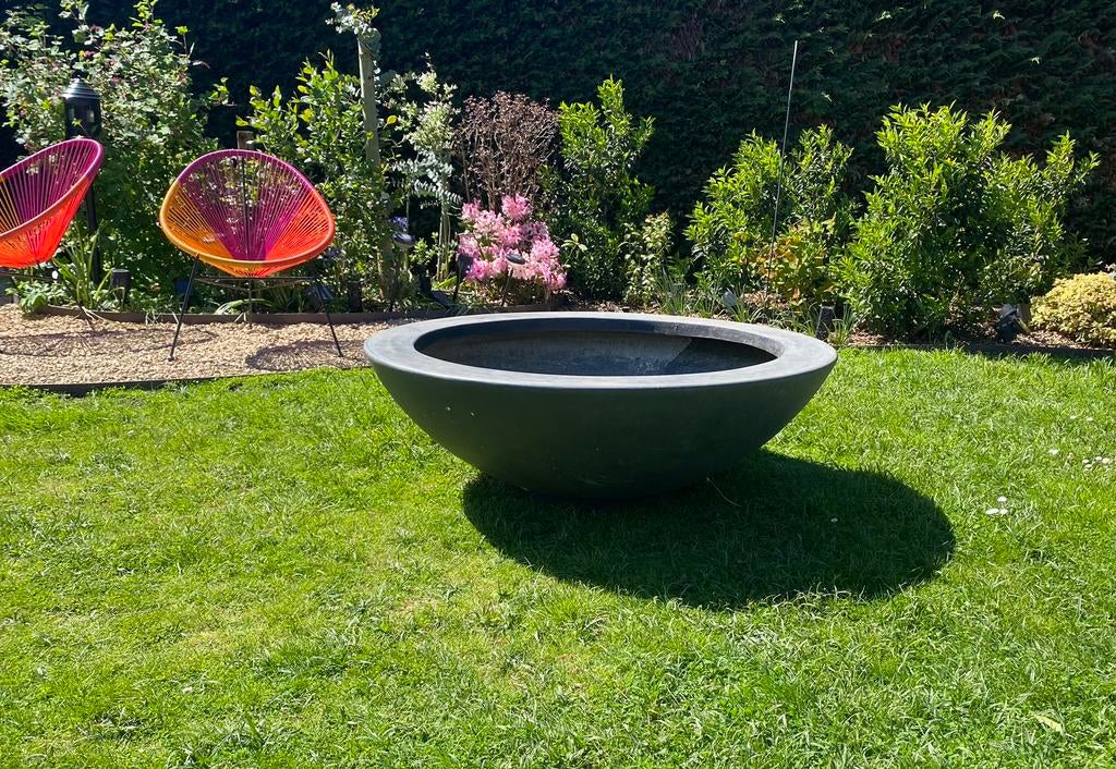 Polyester design vijverkuip plantenbak  in perfecte staat, Tuin en Terras, Vijvers, Ophalen, Zo goed als nieuw