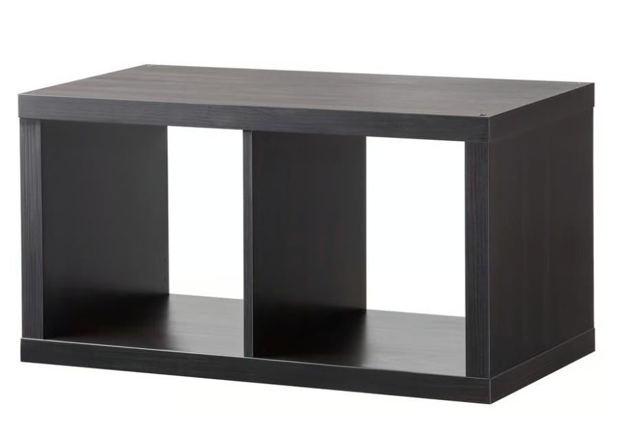 Étagère IKEA KALLAX, brun noir, 77x41 cm, Enlèvement, Comme neuf