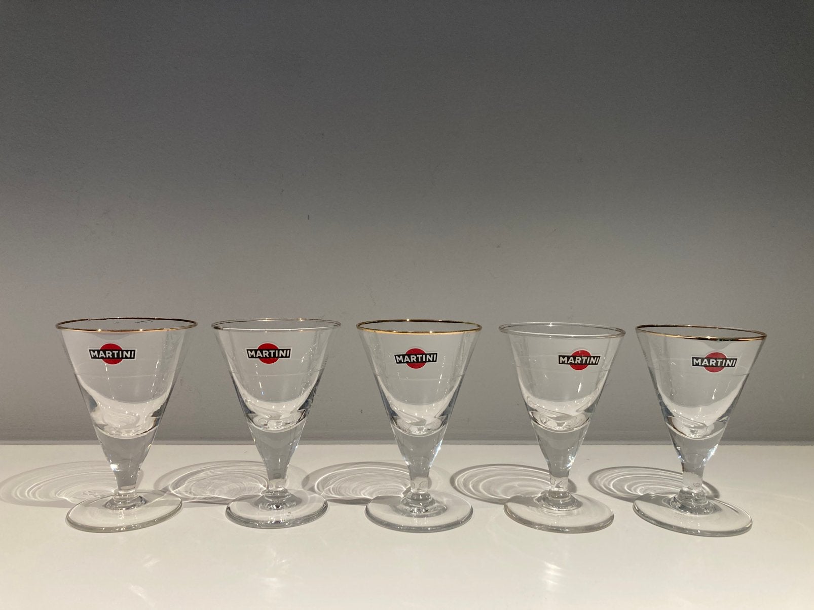 Oude MARTINI glazen, Enlèvement ou Envoi, Utilisé