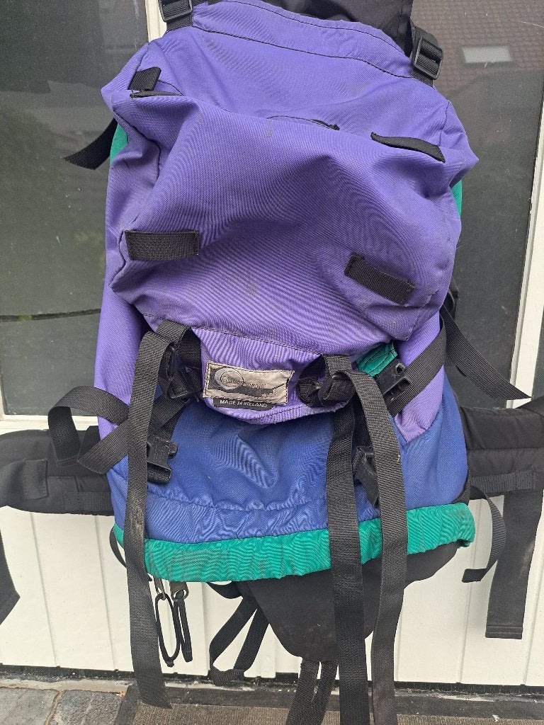 Trekking rugzak paars in goede staat, Ophalen of Verzenden, Gebruikt, Rugzak