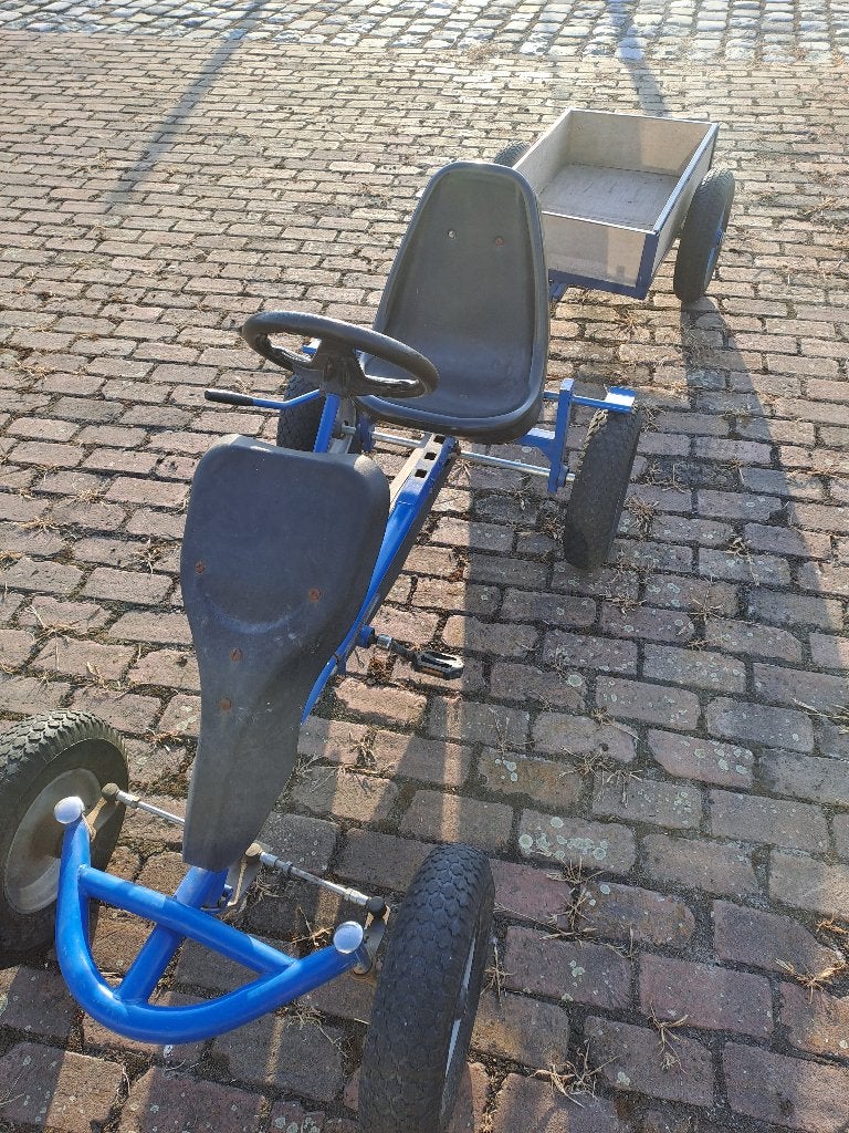 Skelter met kar, Ophalen, Met kar of aanhanger