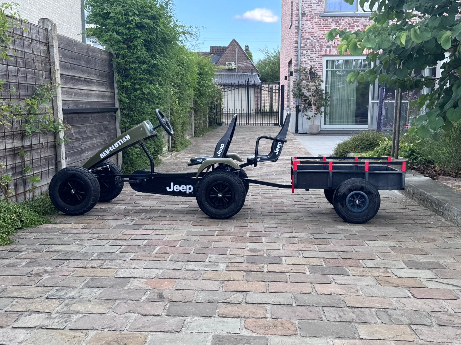 Berg Skelter JEEP REVOLUTION PEDAL GO-KART XXL BFR, Ophalen, Gebruikt, Berg, Duozit