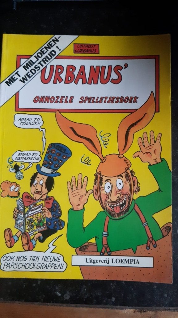 Urbanus' onnozele spelletjesboek - 1ste druk, Enlèvement, Utilisé, Urbanus; W. Linthout