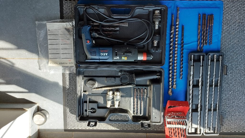 perceuse pneumatique AEG pn 3000x2, 600 watts ou plus, Marteau perforateur et/ou Marteau piqueur, Comme neuf, Enlèvement