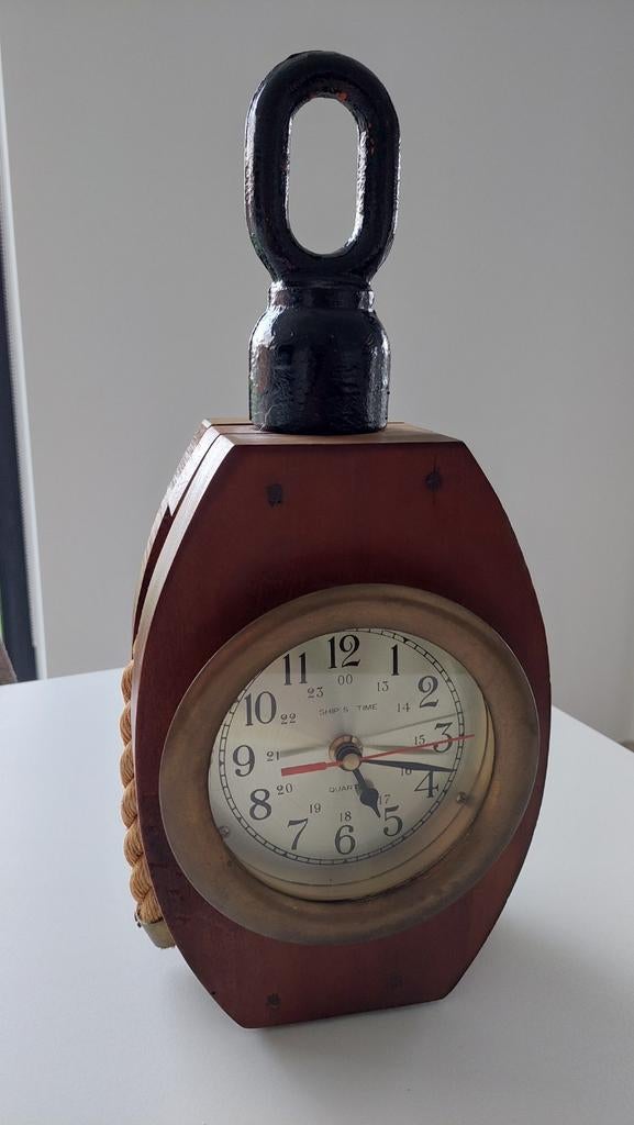 Scheepsklok katrol Ship's Time Quartz, Ophalen