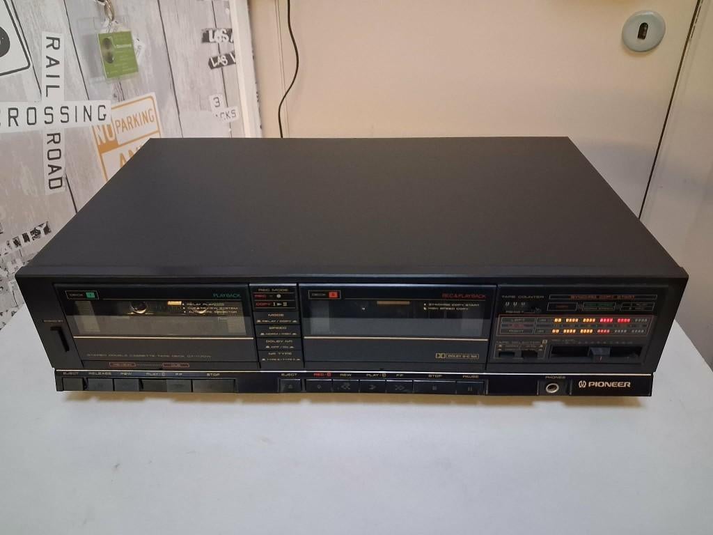 Pioneer CT-1170W dubbel cassettedeck, Audio, Tv en Foto, Cassettedecks, Ophalen of Verzenden, Dubbel, Overige merken, High speed dubbing
