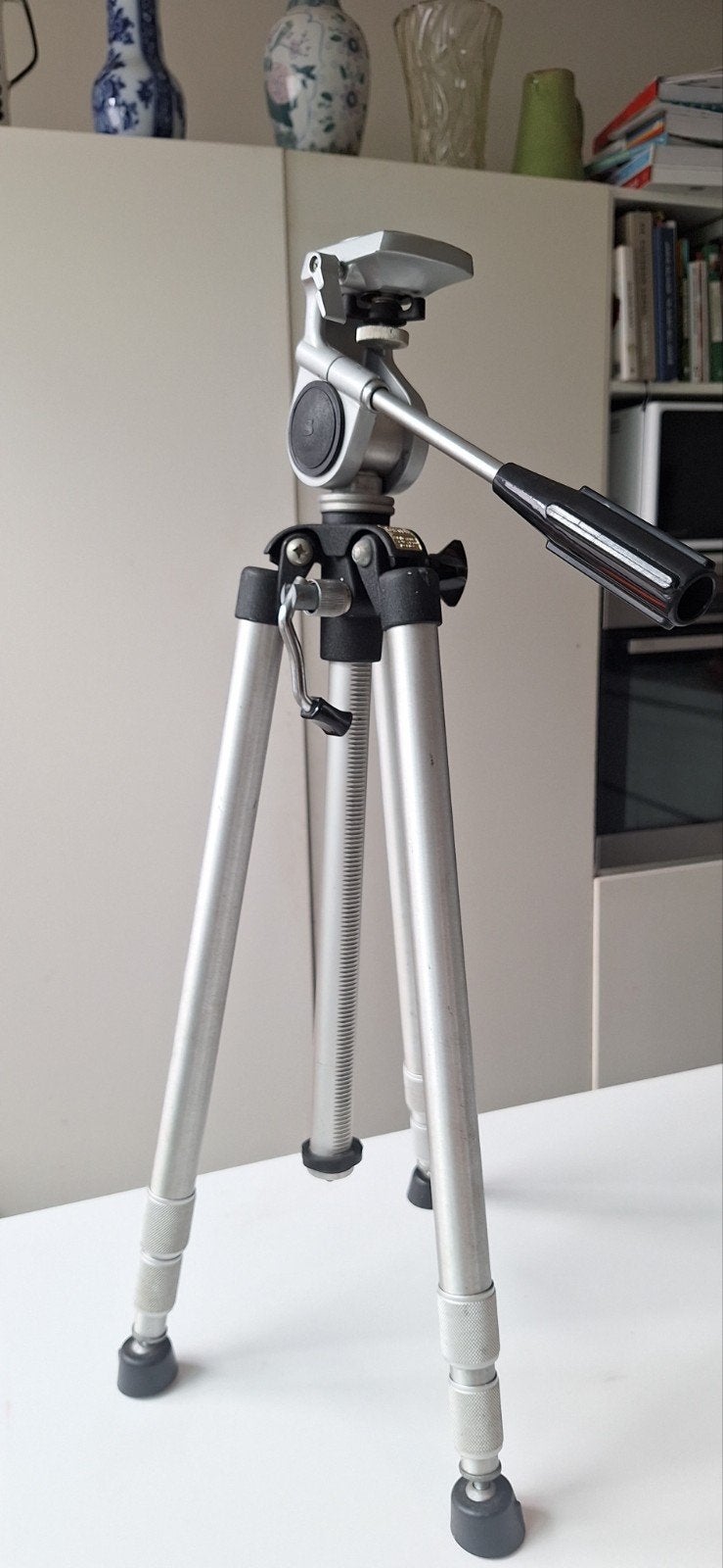 Professioneel Vintage Statief SLIK Master (Made in Japan), Audio, Tv en Foto, Ophalen of Verzenden, Gebruikt, Statiefkop, Overige merken