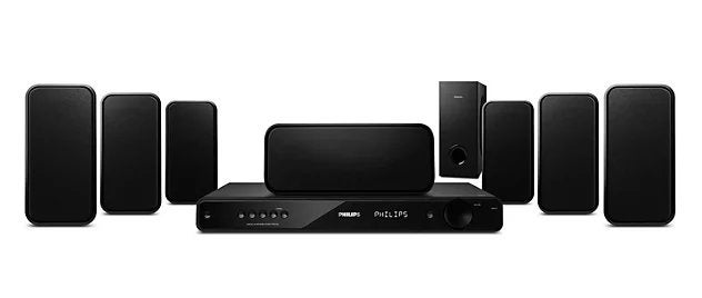7.1 Home cinema Philips HTR 5224, Audio, Tv en Foto, Ophalen, 7.1-systeem, Philips, Gebruikt