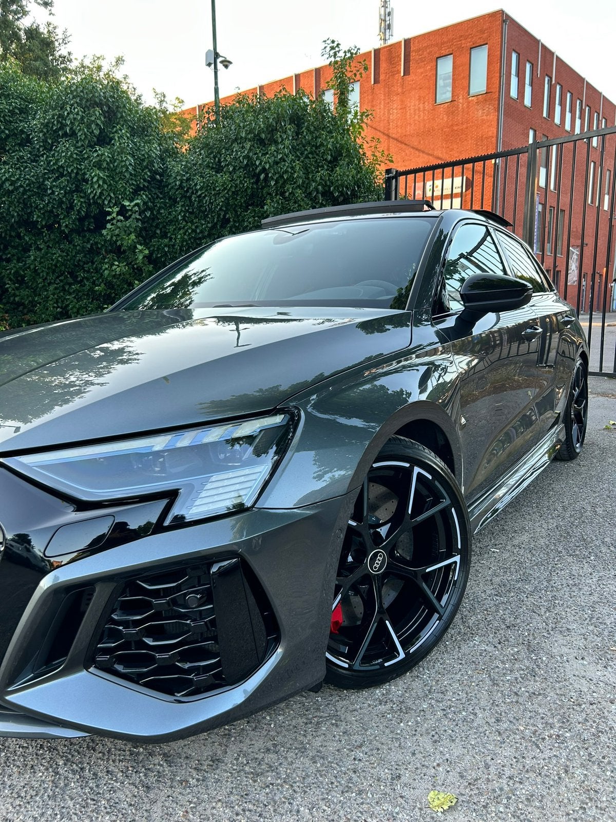Audi RS3 2022 | Full Option | Daytona Grijs | 75.000 km, Auto's, Dealer onderhouden, Euro 6, RS3, Leder