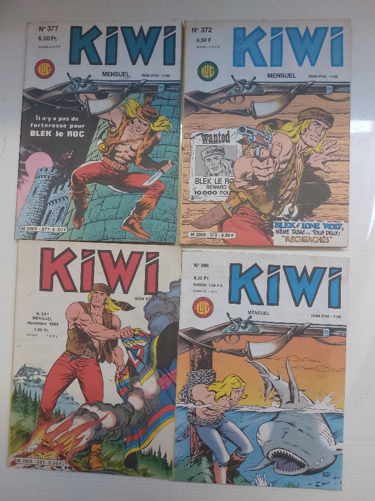 Set van 4 stuks kiwi, Meerdere stripboeken, Ophalen of Verzenden, Gelezen