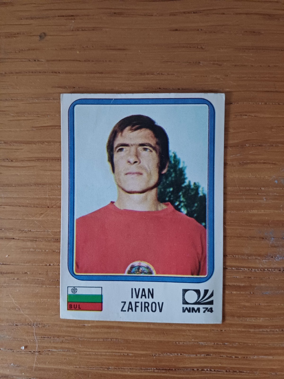 Panini München 74 zeldzame misprint sticker, Envoi