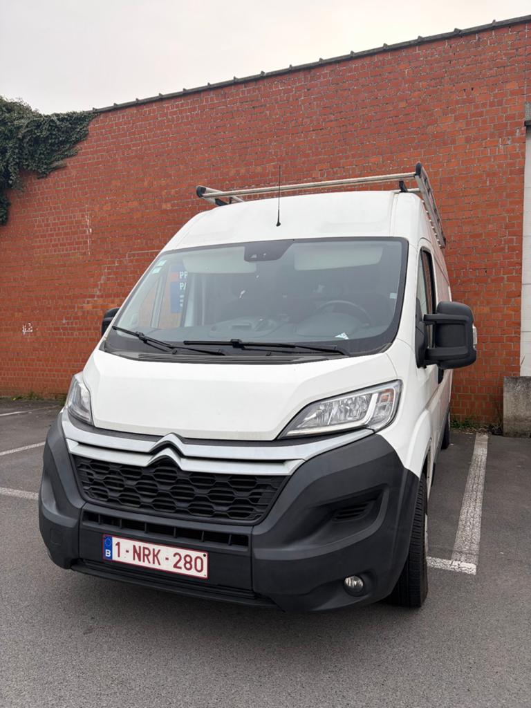 Citroën Jumper L 2.2D Euro 6 weinig km!, Auto's, Bestelwagens en Lichte vracht, Voorwielaandrijving, Stof, Citroën, Wit