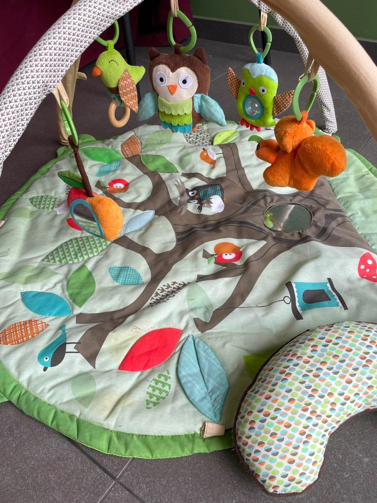 Skip'hop speelmat baby met boog, Ophalen