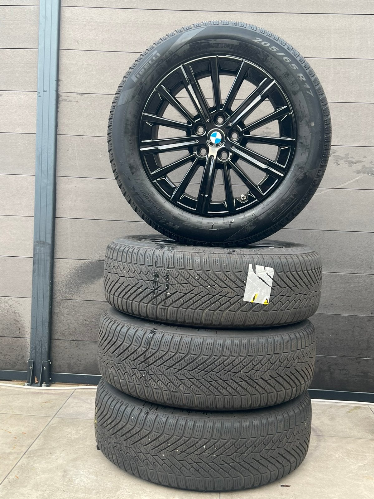 BMW style 833 wintervelgen X1 X2 iX1 iX2 u10 u11 205-65-17, Auto-onderdelen, Ophalen, Gebruikt, Banden en Velgen, 17 inch