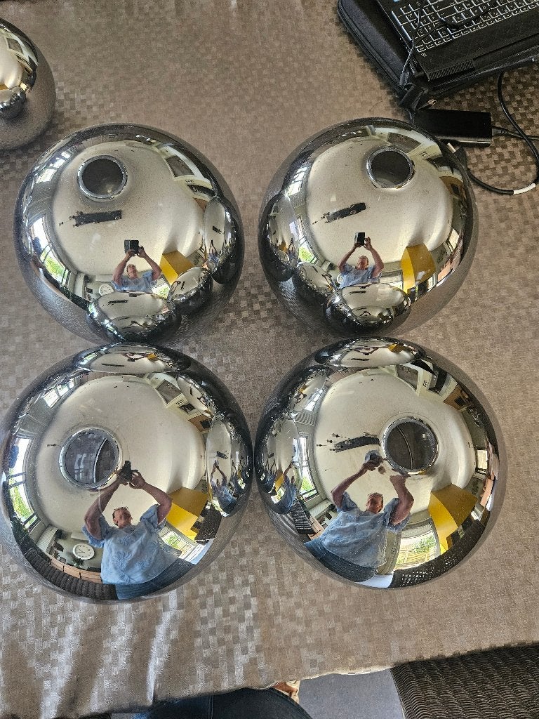 Lampenkap, Huis en Inrichting, Rond, Zo goed als nieuw, Glas, 30 cm