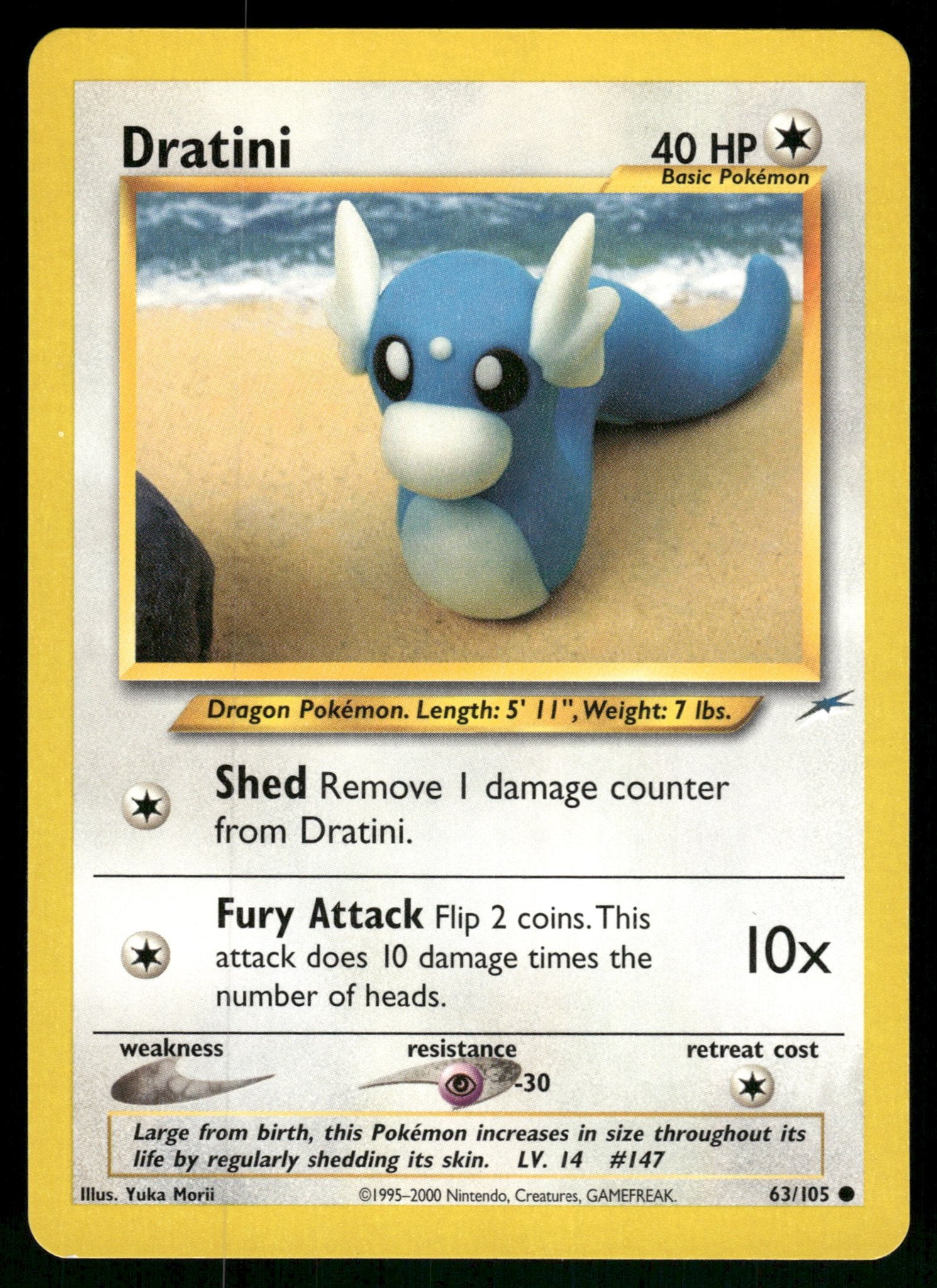 Dratini 63/105 - Neo Destiny (NM), Verzenden
