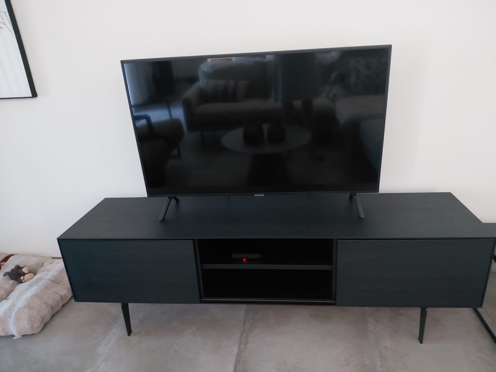 TV kast, Huis en Inrichting, Kasten |Televisiemeubels, Ophalen, 150 tot 200 cm, Zo goed als nieuw, Minder dan 100 cm
