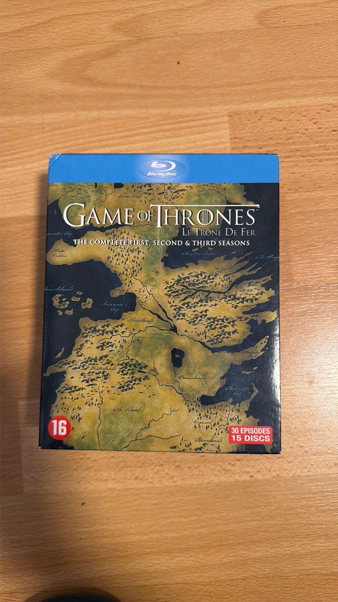 Game of thrones the complete first, second & third seasons, Cd's en Dvd's, Ophalen, Zo goed als nieuw, Serie, Boxset