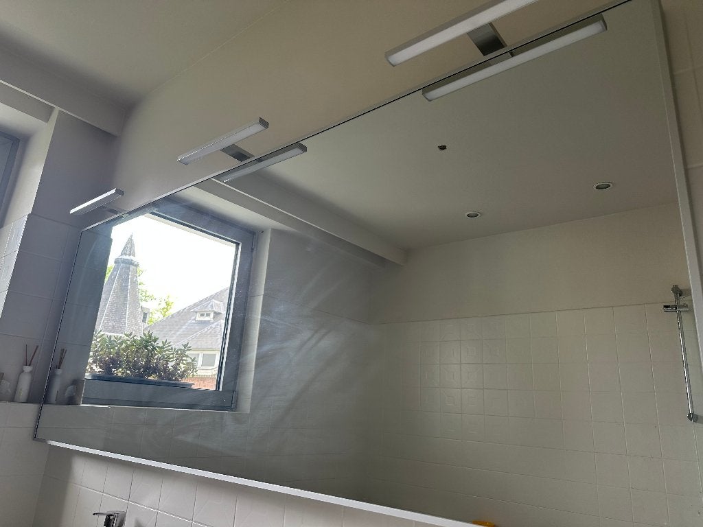 Miroir IKEA HOVET 78196 cm + 3 spots LED VÅTHULT installés, Enlèvement