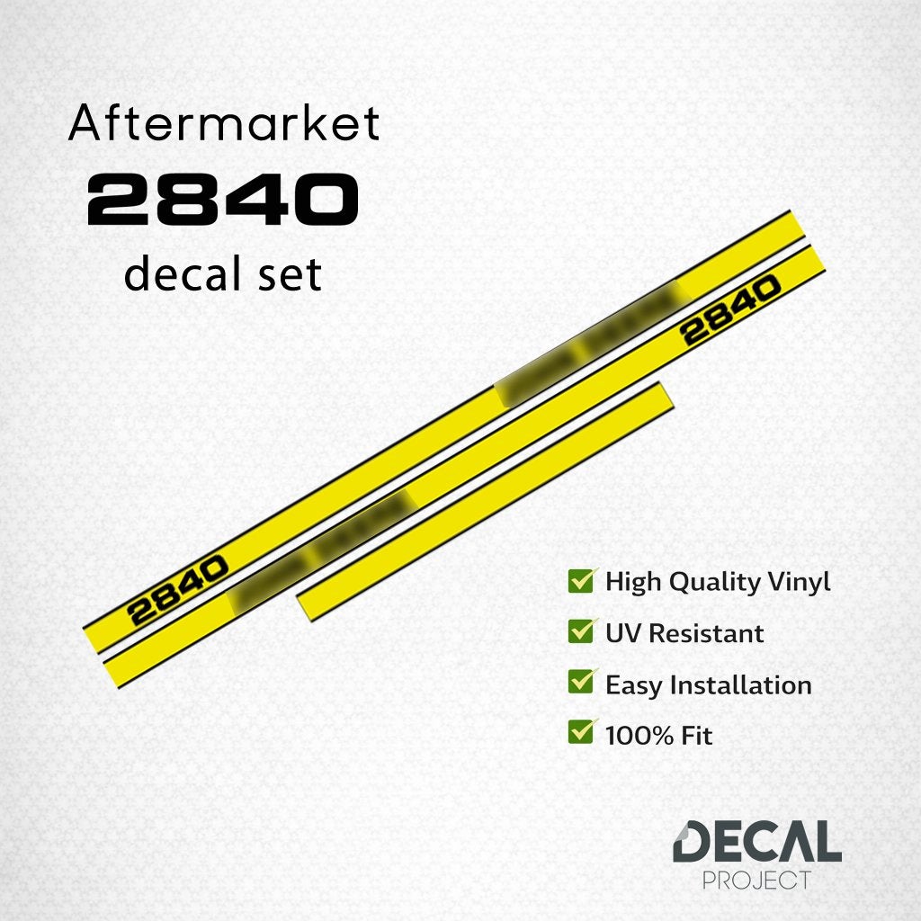 Autocollants de rechange John Deere 2840 - 2950, Envoi